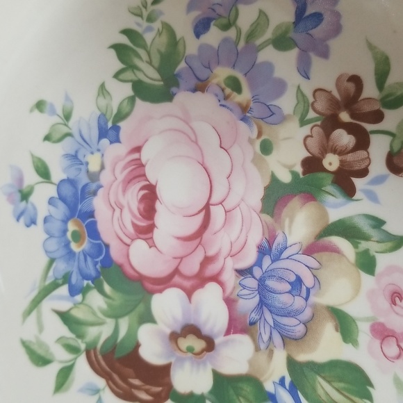 🌹RETRO PERUGINO STONEWARE PLATTER - Picture 2 of 6